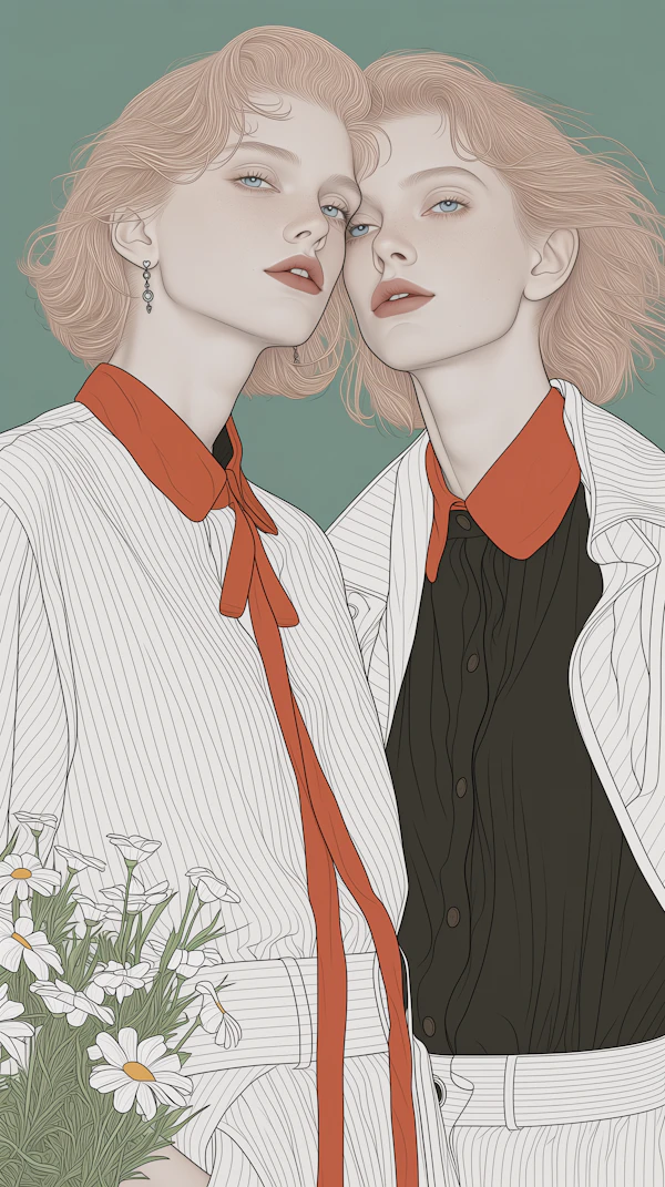 Artistic Duo Portrait