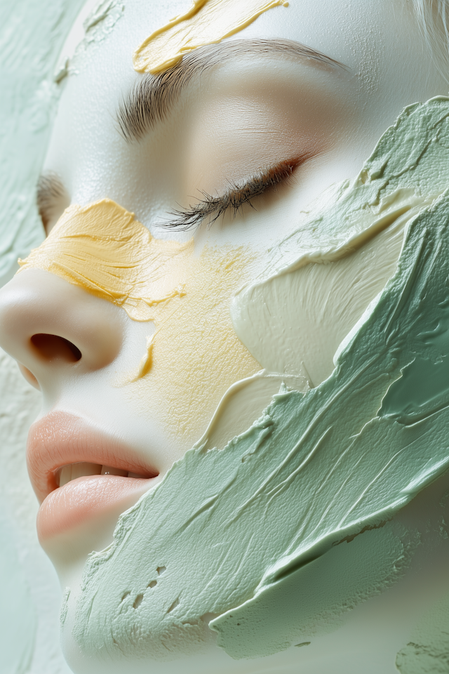 Pastel Skincare Close-up