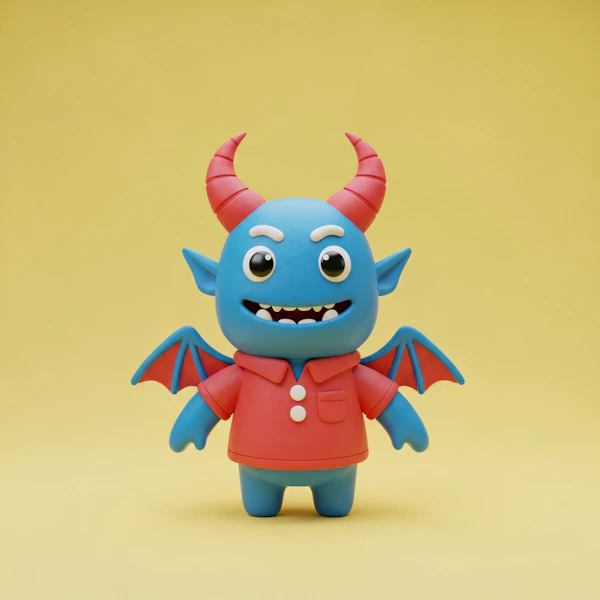Whimsical 3D Character