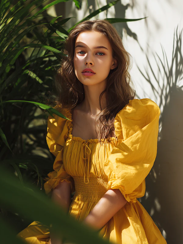 Serene Yellow Dress