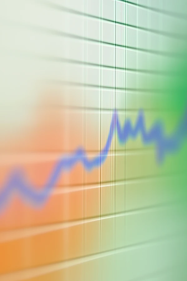 Abstract Line Chart