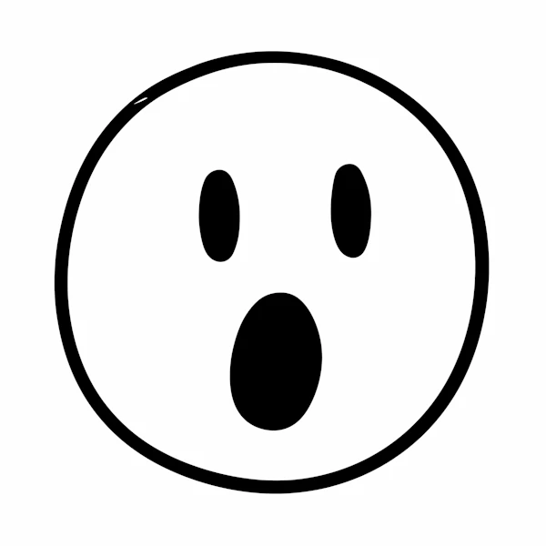 Surprised Face Art