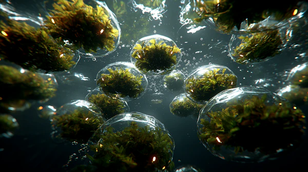 Underwater Bubble Ecosystem