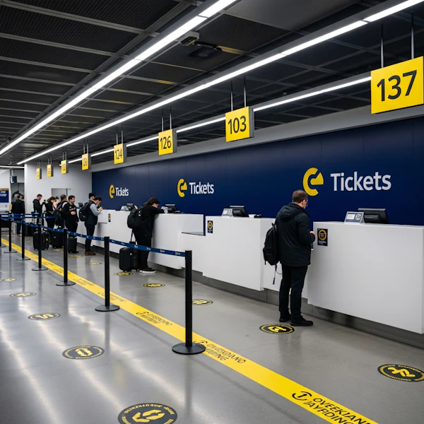 Modern Ticket Counter