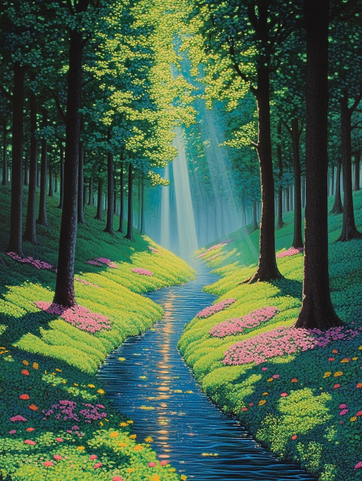 Serene Forest Scene