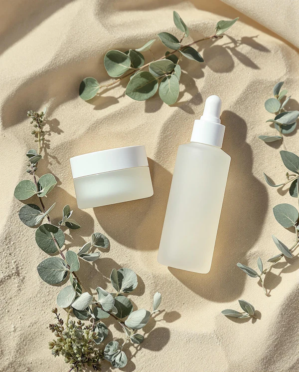 Skincare Flat-Lay Scene