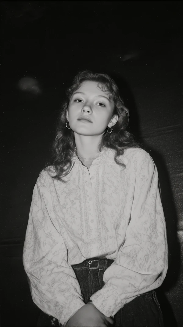 Black-and-White Portrait