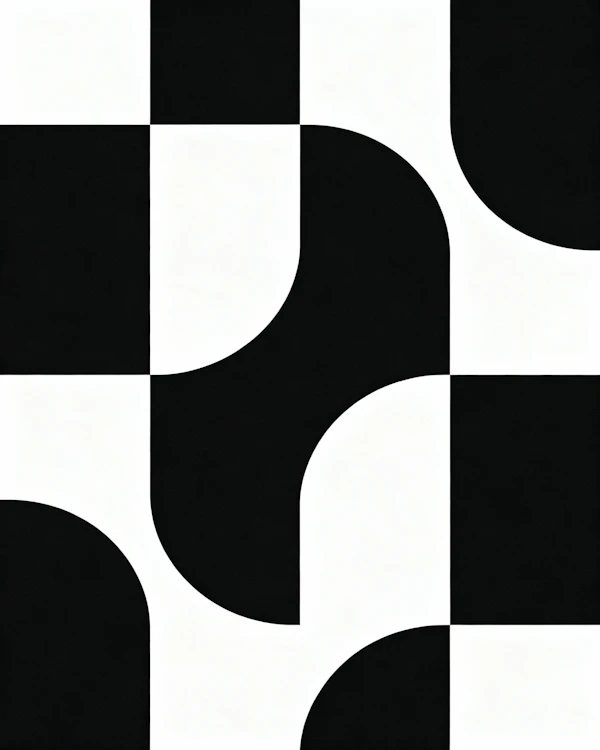 Geometric Contrast Art