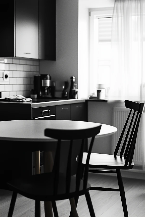 Modern Monochromatic Kitchen