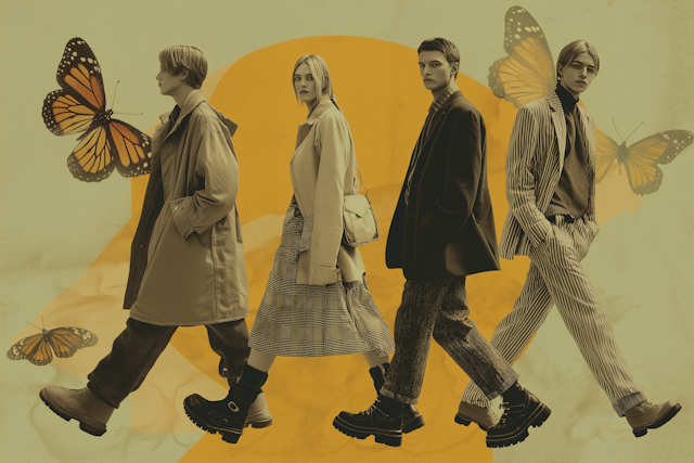 Stylized Fashion Walk
