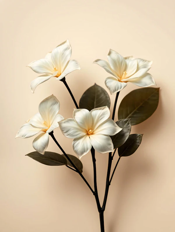 Close-Up of White Flowers