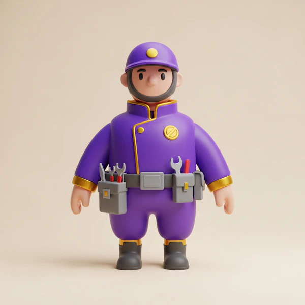 3D Handyman Character