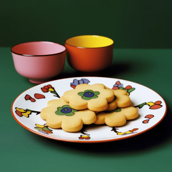 Floral Cookie Display