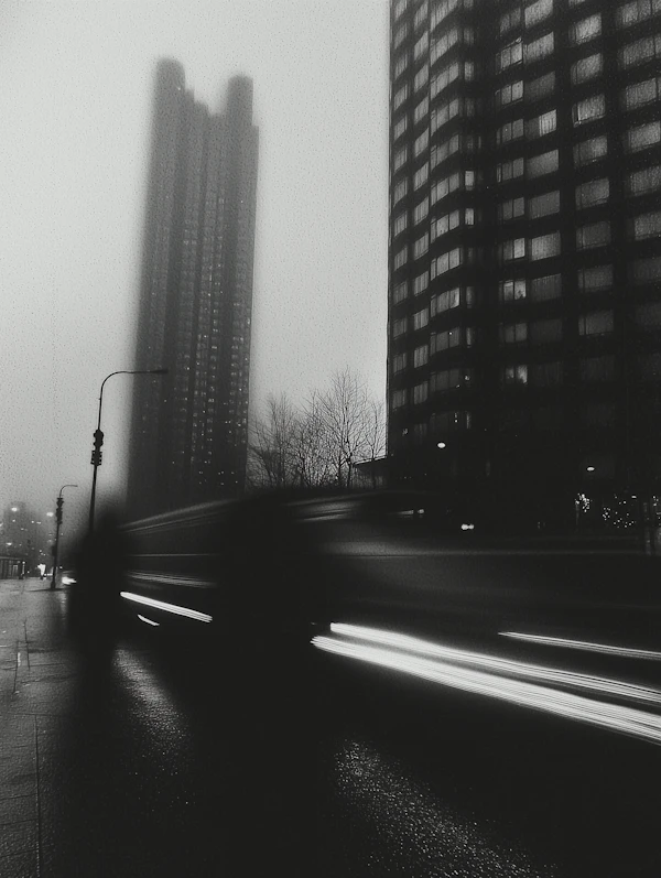 Moody Urban Cityscape