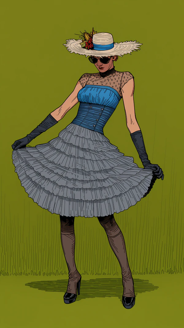 Stylish Fashion Portrait