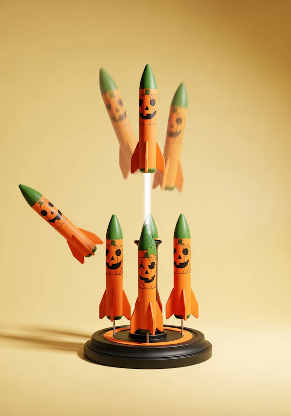 Halloween Toy Rockets