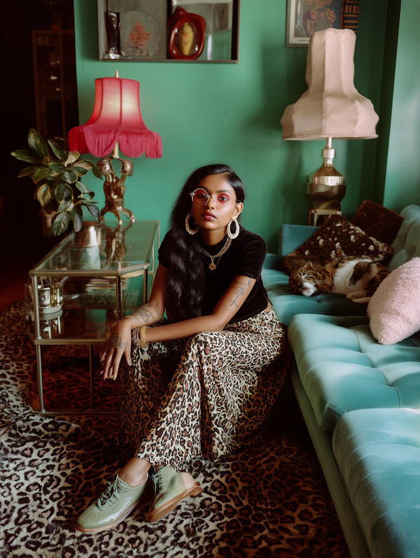 Retro Eclectic Portrait