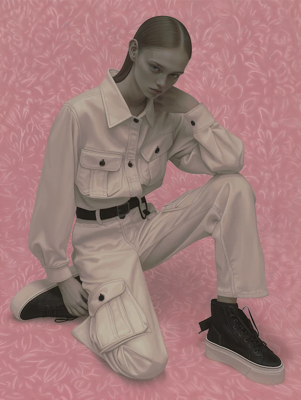 Stylized Woman Portrait