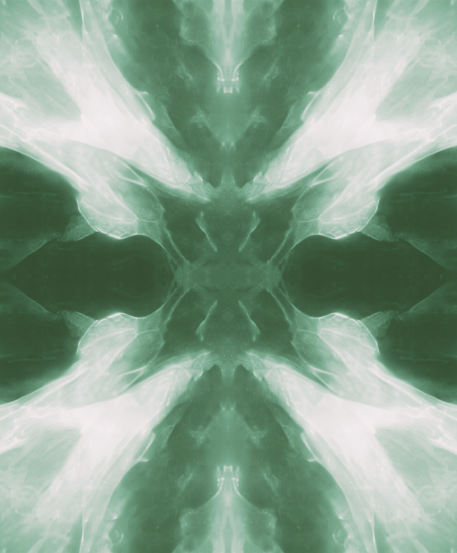 Abstract Green Kaleidoscope