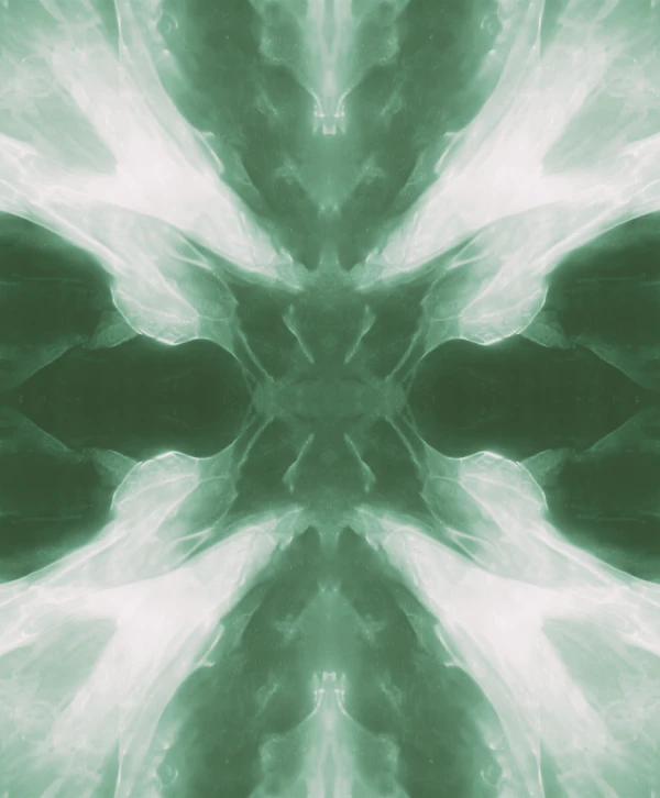 Abstract Green Kaleidoscope