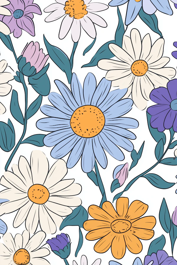 Vibrant Floral Illustration
