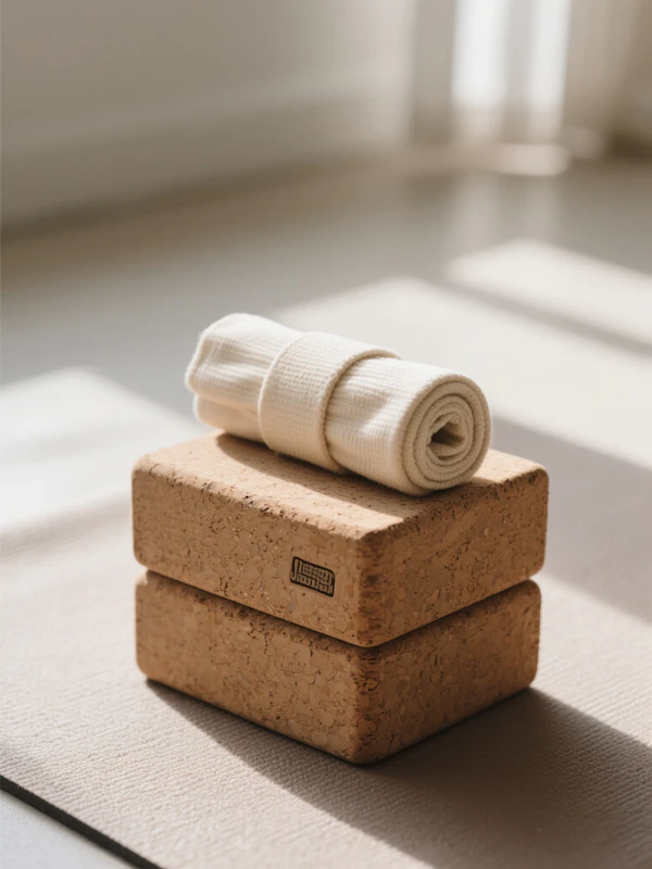 Yoga Props on Mat