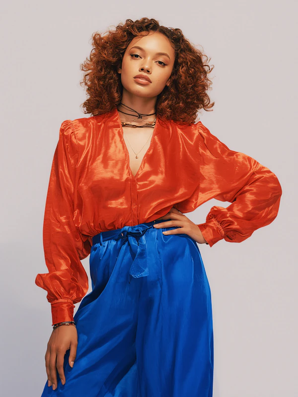 Stylish Woman Posing