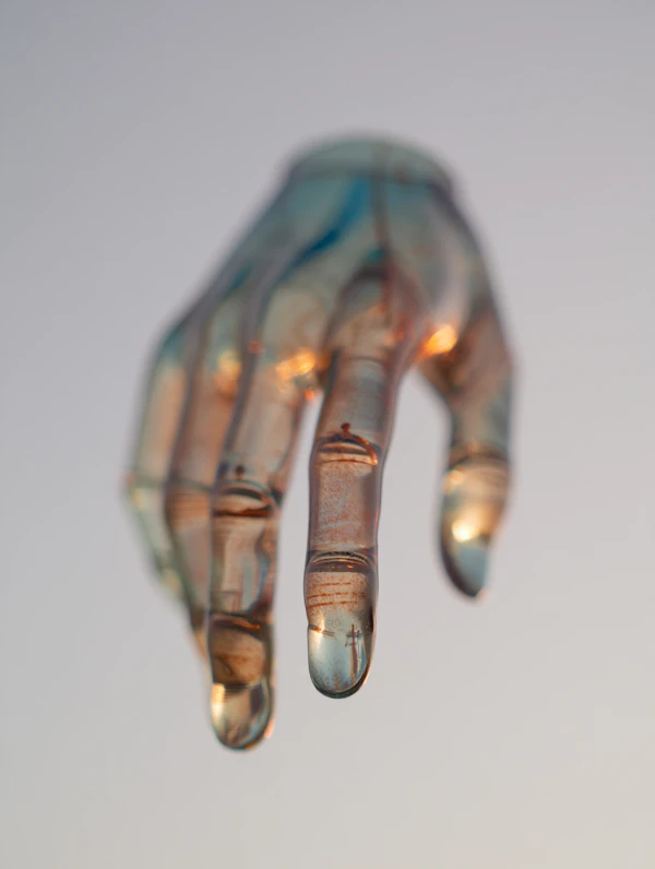 Ethereal Glass Hand