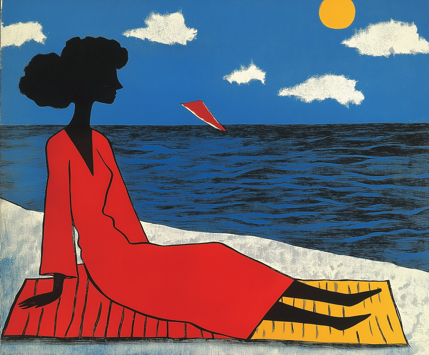 Woman by the Sea Artwork