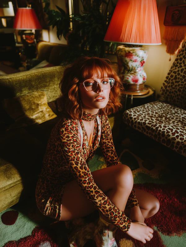 Retro Living Room Portrait