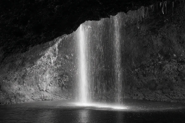 Serene Waterfall Scene