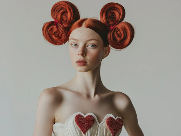 Whimsical Redhead Portrait
