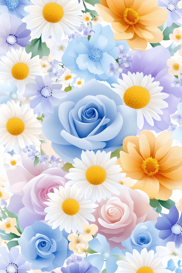 Vibrant Floral Illustration