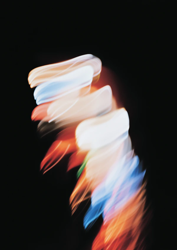 Colorful Light Streaks
