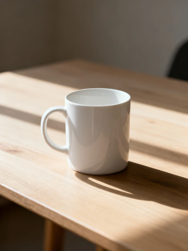 Ceramic Mug on Table