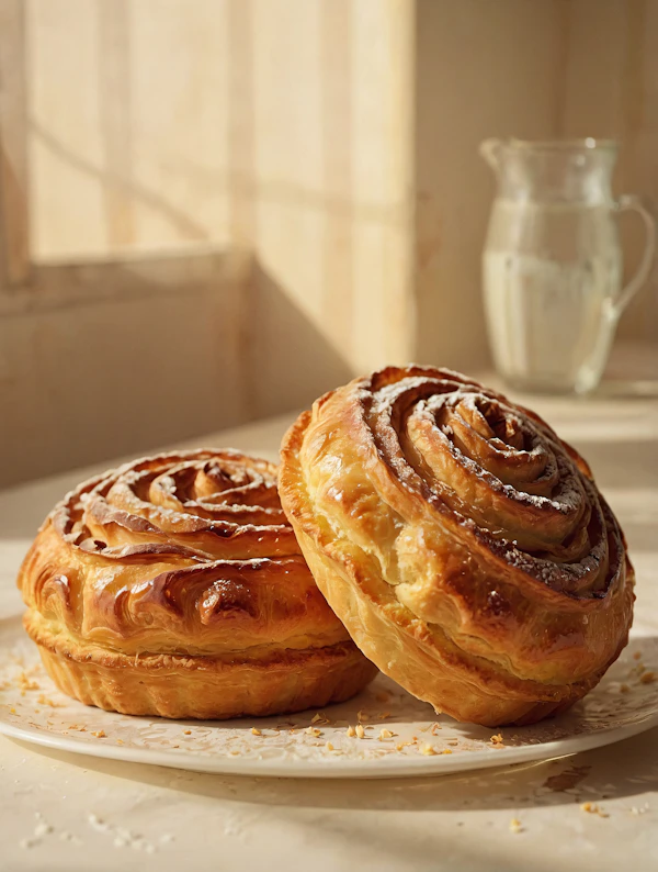 Golden Spiral Pastries