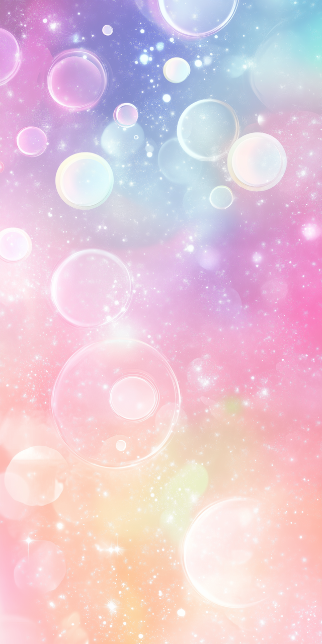 Ethereal Pastel Bubbles