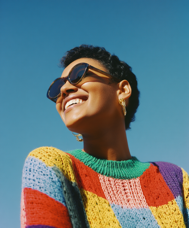 Joyful Woman Outdoors