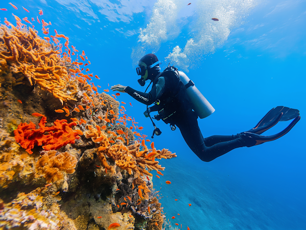 Aqua Explorer Amongst Coral Majesty