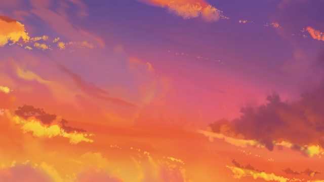 Vibrant Sunset Sky