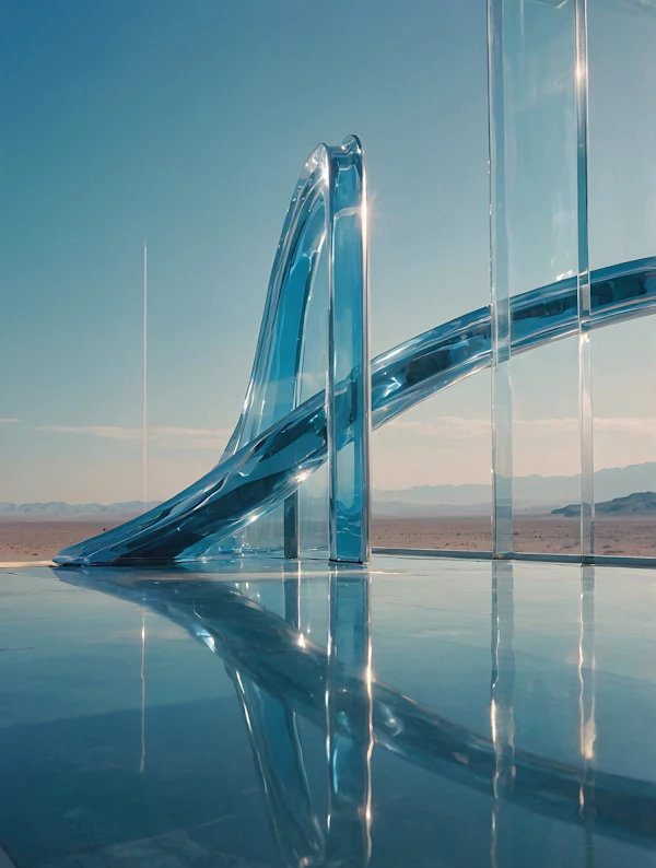 Futuristic Glass Slide