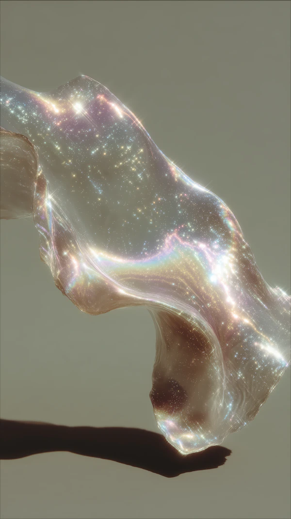 Iridescent Fabric Art