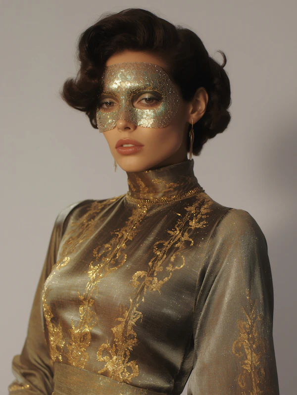 Elegant Gold Attire