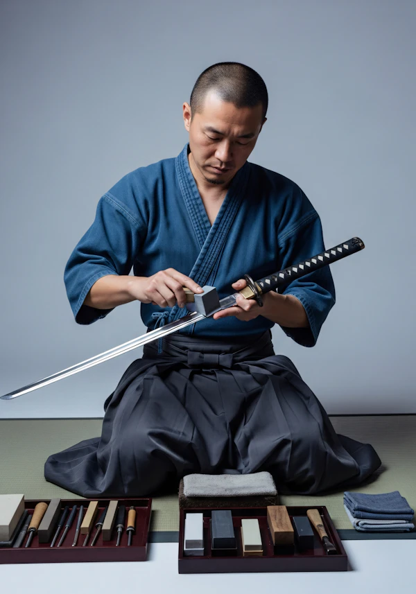 Samurai Sword Polishing