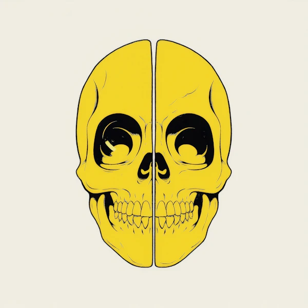 Symmetrical Skull Art