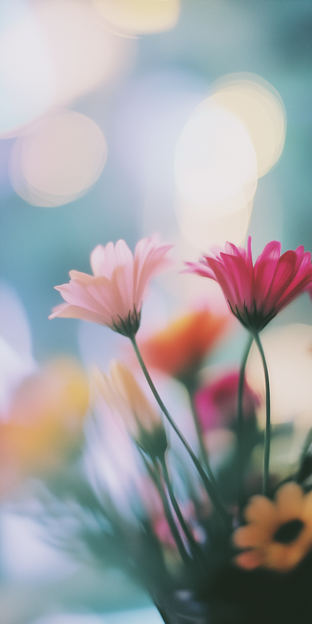 Close-up of Vibrant Flowers