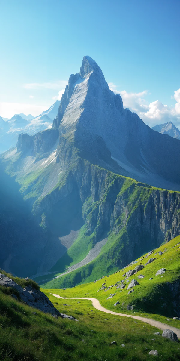 Majestic Mountain Scene