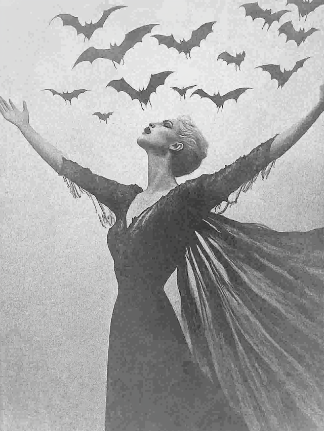 Woman with Bats