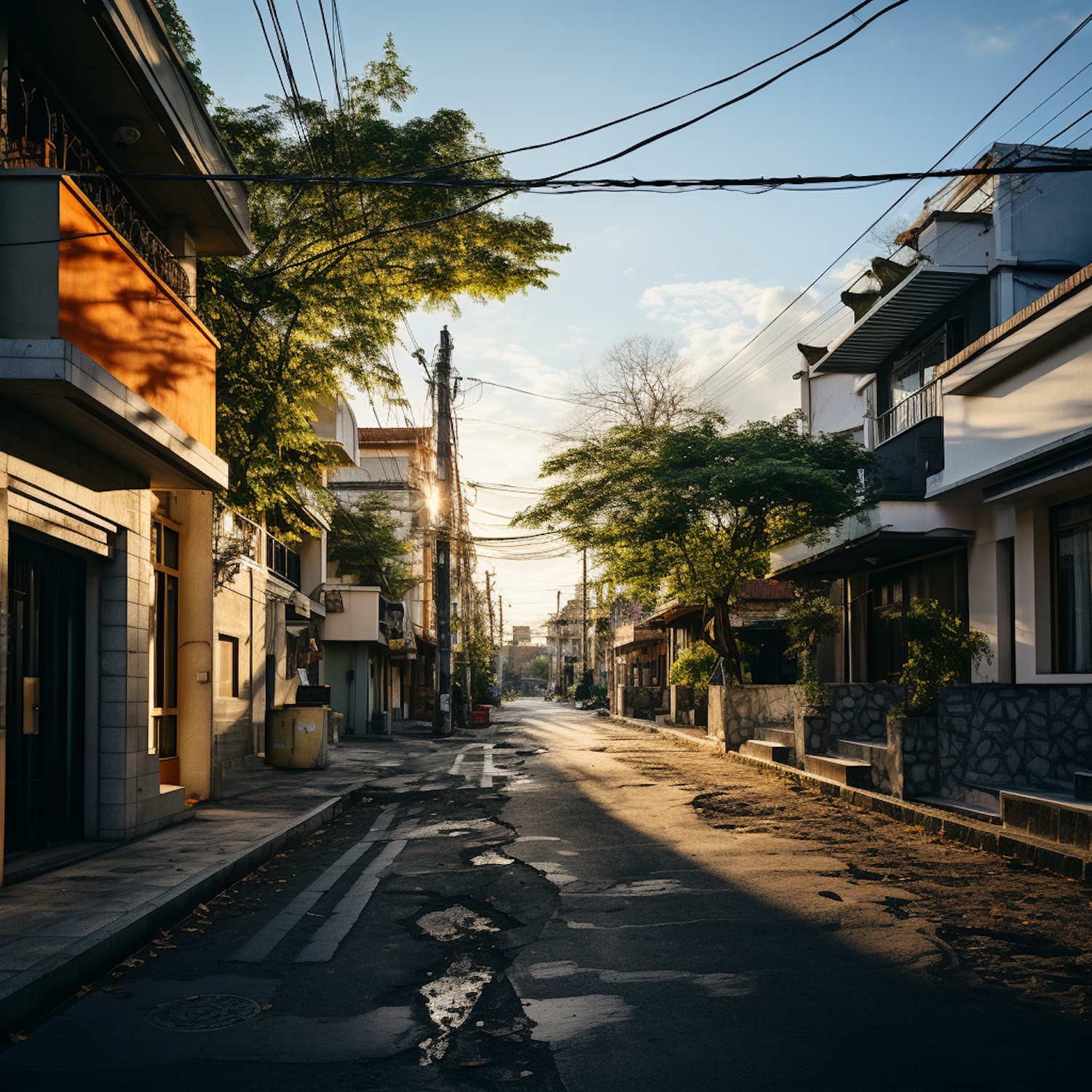 Tranquil Urban Dawn