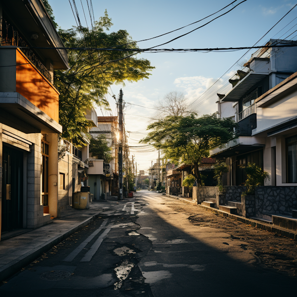 Tranquil Urban Dawn